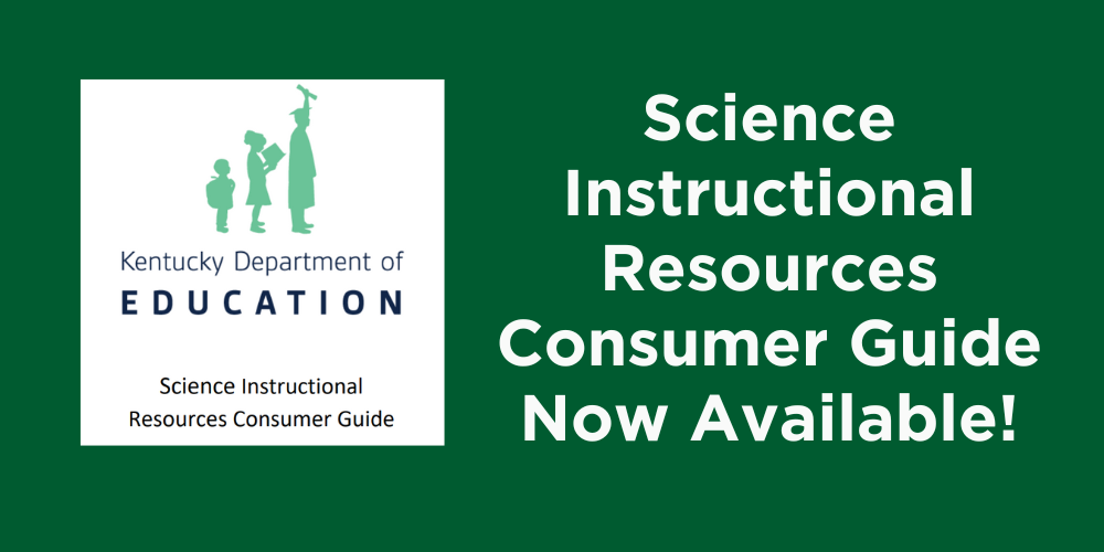 Science Instructional Resources Consumer Guide Now Available!
