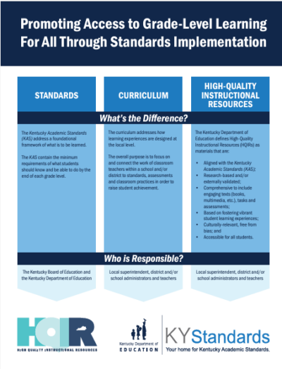 Promoting Access For All Through Standards Implementation one-page document (opens PDF)