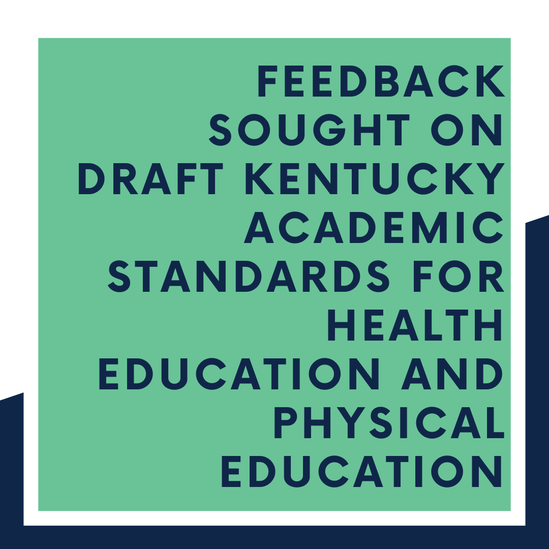 Feedback Sought on Draft Kentucky Academic Standards for Health Education and Physical Education