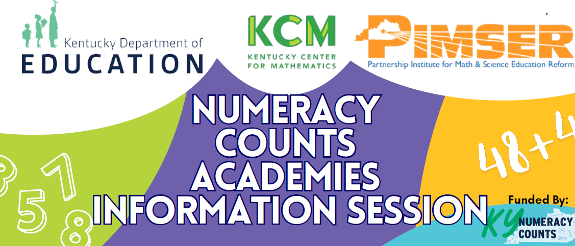 Numeracy Counts Academies Information Session