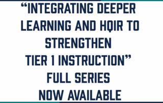 integrating deeper learning full series